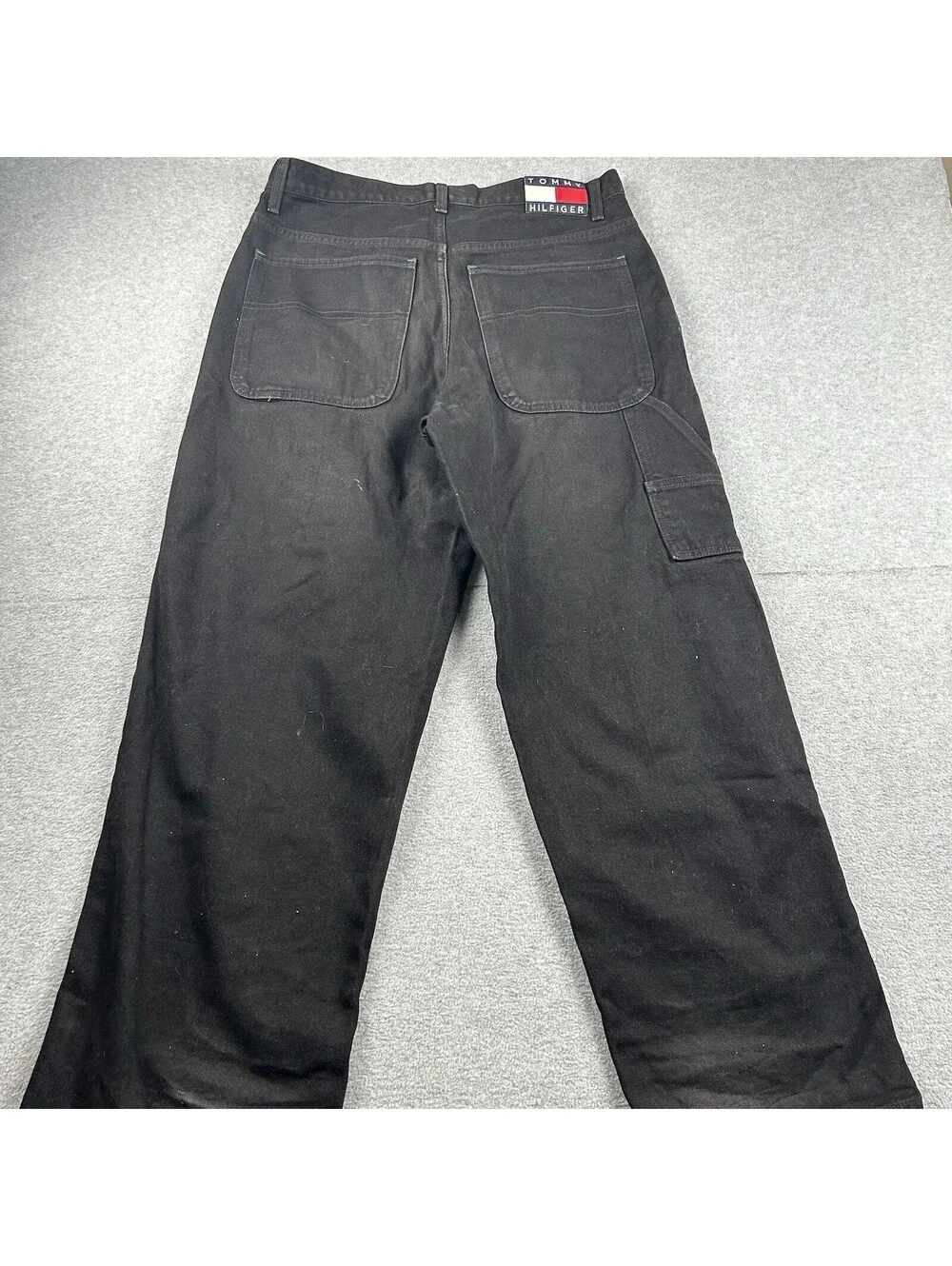 Tommy Hilfiger Madison Straight Fit Men's Jeans W33 L30 Fade Effect Zip Casual